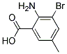 2-AMINO-3-BROMO-5-METHYLBENZOIC ACID, TECH Struktur