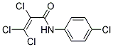 2,3,3-TRICHLORO-N-(4-CHLOROPHENYL)ACRYLAMIDE, TECH Struktur