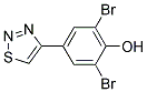 2,6-DIBROMO-4-(1,2,3-THIADIAZOL-4-YL)PHENOL, TECH Struktur