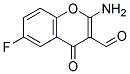 2-AMINO-6-FLUORO-3-FORMYLCHROMONE Struktur