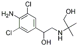 2-[2-(4-AMINO-3,5-DICHLORO-PHENYL)-2-HYDROXY-ETHYLAMINO]-2-METHYL-PROPAN-1-OL Struktur