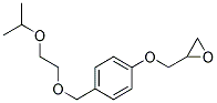 2-[4-(2-ISOPROPOXYETHOXYMETHYL)PHENOXYMETHYL]OXIRANE Struktur