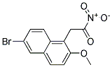 2-(6-BROMO-2-METHOXY-1-NAPHTHYL)ACETONITRIL Struktur