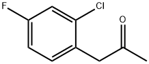 2-CHLORO-4-FLUOROPHENYLACETON Struktur