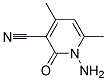 1-AMINO-4,6-DIMETHYL-2-OXO-1,2-DIHYDRO-3-PYRIDINECARBONITRILE Struktur