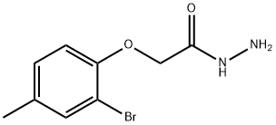 2-(2-BROMO-4-METHYLPHENOXY)ACETOHYDRAZIDE Struktur