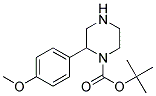 2-(4-METHOXY-PHENYL)-PIPERAZINE-1-CARBOXYLIC ACID TERT-BUTYL ESTER Struktur