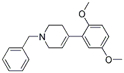 1-BENZYL-4-(2,5-DIMETHOXY-PHENYL)-1,2,3,6-TETRAHYDRO-PYRIDINE Struktur