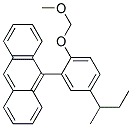 10-(5-SEC-BUTYL-2-(METHOXYMETHOXY)PHENYL)ANTHRACENE Struktur