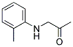 1-((2-METHYLPHENYL)AMINO)ACETONE Struktur