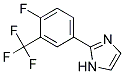 2-(4-FLUORO-3-TRIFLUOROMETHYL-PHENYL)-1H-IMIDAZOLE Struktur