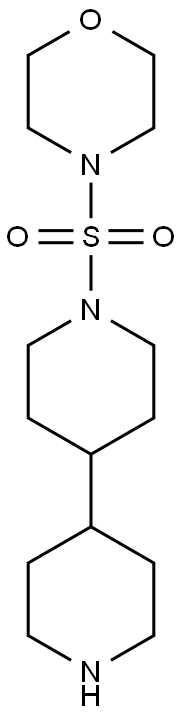 1-(MORPHOLIN-4-YLSULFONYL)-4,4'-BIPIPERIDINE Struktur