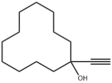 1-ETHYNYL-CYCLODODECANOL Struktur