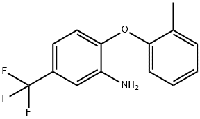 2-(2-METHYLPHENOXY)-5-(TRIFLUOROMETHYL)ANILINE Struktur