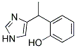 2-[1-(1H-IMIDAZOL-4-YL)-ETHYL]-PHENOL Struktur