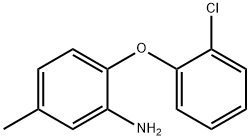 2-(2-CHLOROPHENOXY)-5-METHYLANILINE Struktur