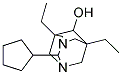 2-CYCLOPENTYL-5,7-DIETHYL-1,3-DIAZATRICYCLO[3.3.1.1(3,7)]DECAN-6-OL Struktur