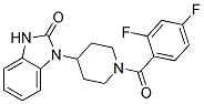 1-[1-(2,4-DIFLUOROBENZOYL)PIPERIDIN-4-YL]-1,3-DIHYDRO-2H-BENZIMIDAZOL-2-ONE Struktur