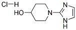 1-(1H-IMIDAZOL-2-YL)-PIPERIDIN-4-OL HCL Struktur