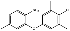 2-(4-CHLORO-3,5-DIMETHYLPHENOXY)-4-METHYLANILINE Struktur