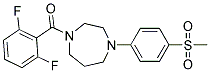 1-(2,6-DIFLUOROBENZOYL)-4-[4-(METHYLSULFONYL)PHENYL]-1,4-DIAZEPANE Struktur