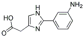 [2-(3-AMINO-PHENYL)-1H-IMIDAZOL-4-YL]-ACETIC ACID Struktur