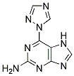 2-AMINO-6-(1,2,4-TRIAZOLE-1YL)-PURINE Struktur