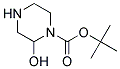 2-HYDROXY-PIPERAZINE-1-CARBOXYLIC ACID TERT-BUTYL ESTER Struktur