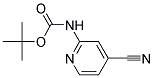 2-(BOC-AMINO)-4-CYANOPYRIDINE Struktur