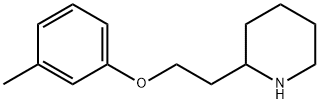 2-[2-(3-METHYLPHENOXY)ETHYL]PIPERIDINE Struktur