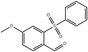 2-BENZENESULFONYL-4-METHOXYBENZALDEHYDE Struktur