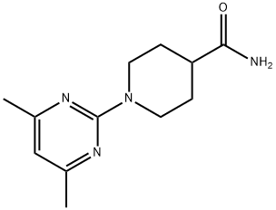 1-(4,6-DIMETHYLPYRIMIDIN-2-YL)PIPERIDINE-4-CARBOXAMIDE Struktur