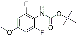 (2,6-DIFLUORO-4-METHOXY-PHENYL)-CARBAMIC ACID TERT-BUTYL ESTER Struktur