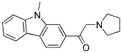 2-(9-METHYL-9H-CARBAZOL-2-YL)-1-PYRROLIDIN-1-YL-ETHANONE Struktur