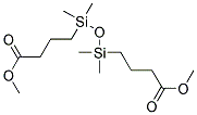 1,3-BIS(CARBOMETHOXYPROPYL)TETRAMETHYLDISILOXANE Struktur