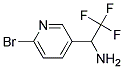 1-(6-BROMO-PYRIDIN-3-YL)-2,2,2-TRIFLUORO-ETHYLAMINE Struktur