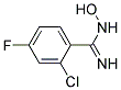 2-CHLORO-4-FLUORO-N-HYDROXY-BENZAMIDINE Struktur