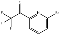 1-(6-BROMOPYRIDIN-2-YL)-2,2,2-TRIFLUOROETHANONE Struktur