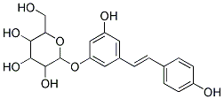 2-(3-HYDROXY-5-[(E)-2-(4-HYDROXY-PHENYL)-VINYL]-PHENOXY)-6-HYDROXYMETHYL-TETRAHYDRO-PYRAN-3,4,5-TRIOL Struktur