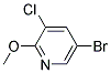 2-Methoxy-3-Chloro-5-Bromo-Pyridine Struktur