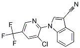 1-[3-Chloro-5-(trifluoromethyl)pyridin-2-yl]-1H-indole-3-carbonitrile Struktur