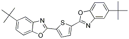 2,2-(Thiophene-2,5-diyl)bis[5-(1,1-dimethylethyl)]-benzoxazole Struktur