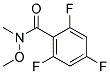 2,4,6-Trifluoro-N-methoxy-N-methylbenzamide Struktur