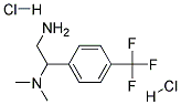 2-(Dimethylamino)-2-[4-(trifluoromethyl)phenyl]ethylamine dihydrochloride Struktur