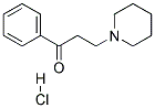 1-(3-Oxo-3-phenylpropyl)piperidine hydrochloride Struktur