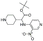 1-BOC-(3-NITRO-PYRIDIN-4-YL)-PIPERIDIN-4-YLMETHYL-AMINE Struktur