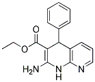 2-AMINO-4-PHENYL-1,4-DIHYDRO-[1,8]NAPHTHYRIDINE-3-CARBOXYLIC ACID ETHYL ESTER Struktur