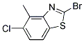 2-BROMO-5-CHLORO-4-METHYLBENZOTHIAZOLE Struktur