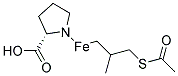 1-(2-Methyl-3-Acetylthiopropronyl)-L-Proline Struktur