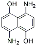 1,5-Diamino-4,8-Dihydroxynaphthalene Struktur